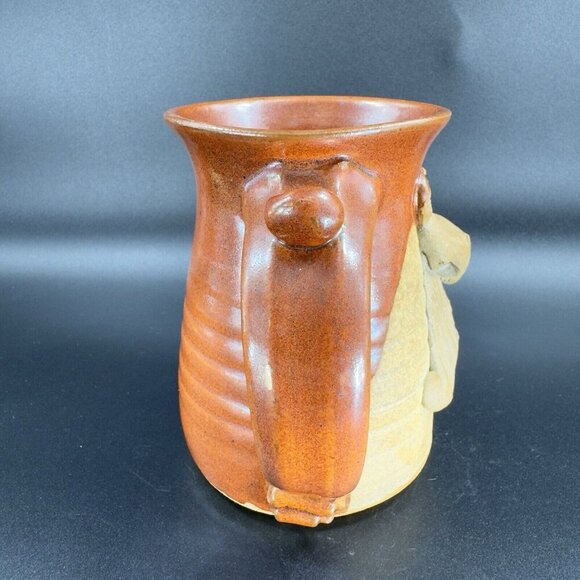 Wagner Stoneware Pottery Village Potter Coffee Mug Cup Face Anthropomorphic Mug - Picture 15 of 16